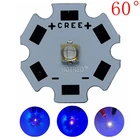 Светодиодный излучатель высокой мощности LG3535, 10 шт., 5 Вт, УФультрафиолетовый диод, 395нм, 385нм, 365нм, 60 градусов, для УФ-Curable чернилпроверки безопасности