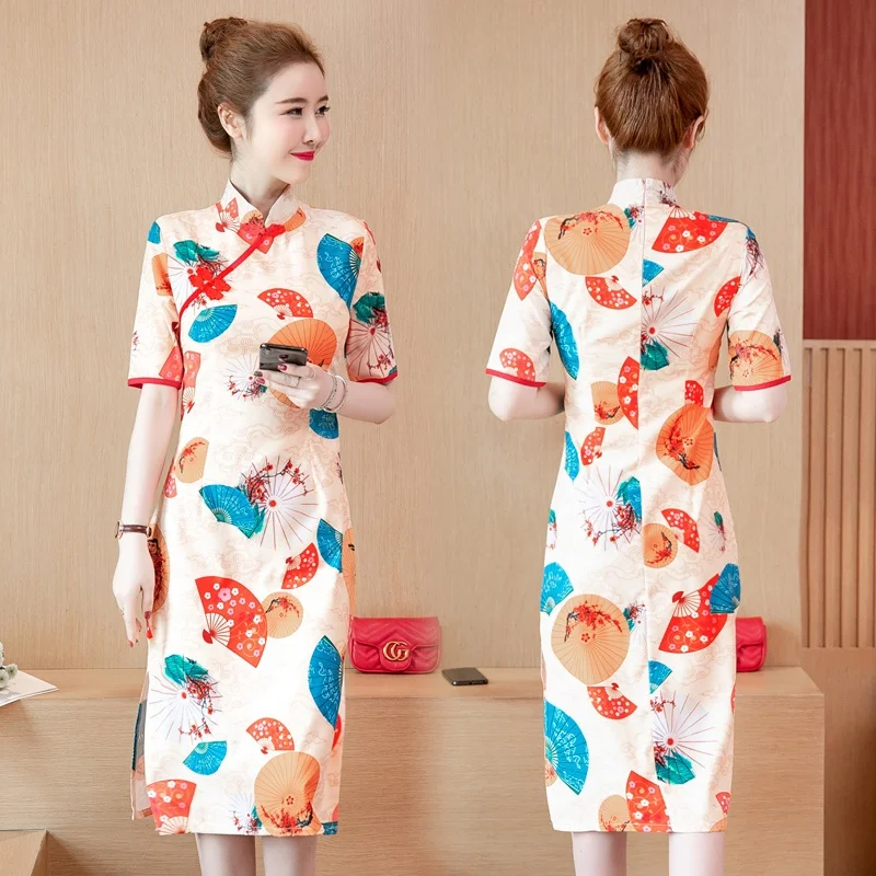Женские летние платья модель 2019 года сарафан в японском стиле платье-миди с
