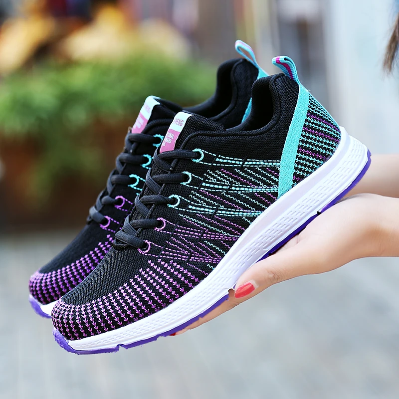 Akexiya белые кроссовки женская обувь для бега на плоской подошве коллекция 2019 года