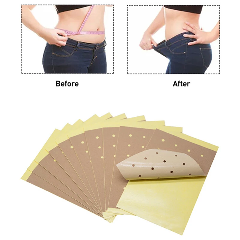 10Pcs/Bag Effective Slim Stickers Health Weight Lose Paste Navel Patch Burning Fat Slimming | Красота и здоровье
