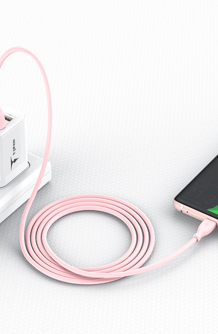 T-phox Micro USB кабель 3A Быстрая зарядка USB кабель для передачи данных для samsung Xiaomi LG планшет Android мобильный телефон usb зарядный шнур