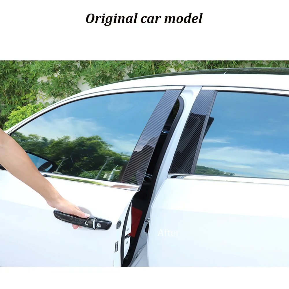Buendeer наклейка из углеродного волокна для 10 го поколения Honda Civic EX L Touring Si Седан Тип
