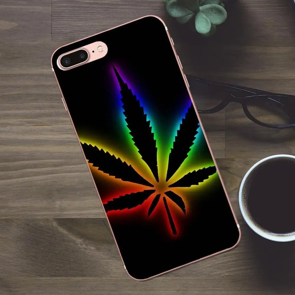Чехол для телефона Weed Cool разноцветный Huawei G8 Honor 5C 5X 6 6X 7 8 9 Y5II Mate P7 P8 P9 P10 P20 Lite Plus