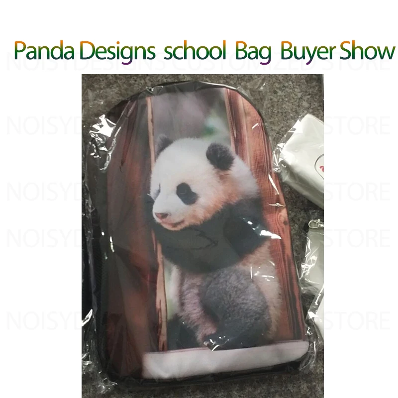 

Animals 3D Panda Print Men Backpack Boys Girls School Bags Primary School Students Backpack Children Travel Schoolbags bear 3D
