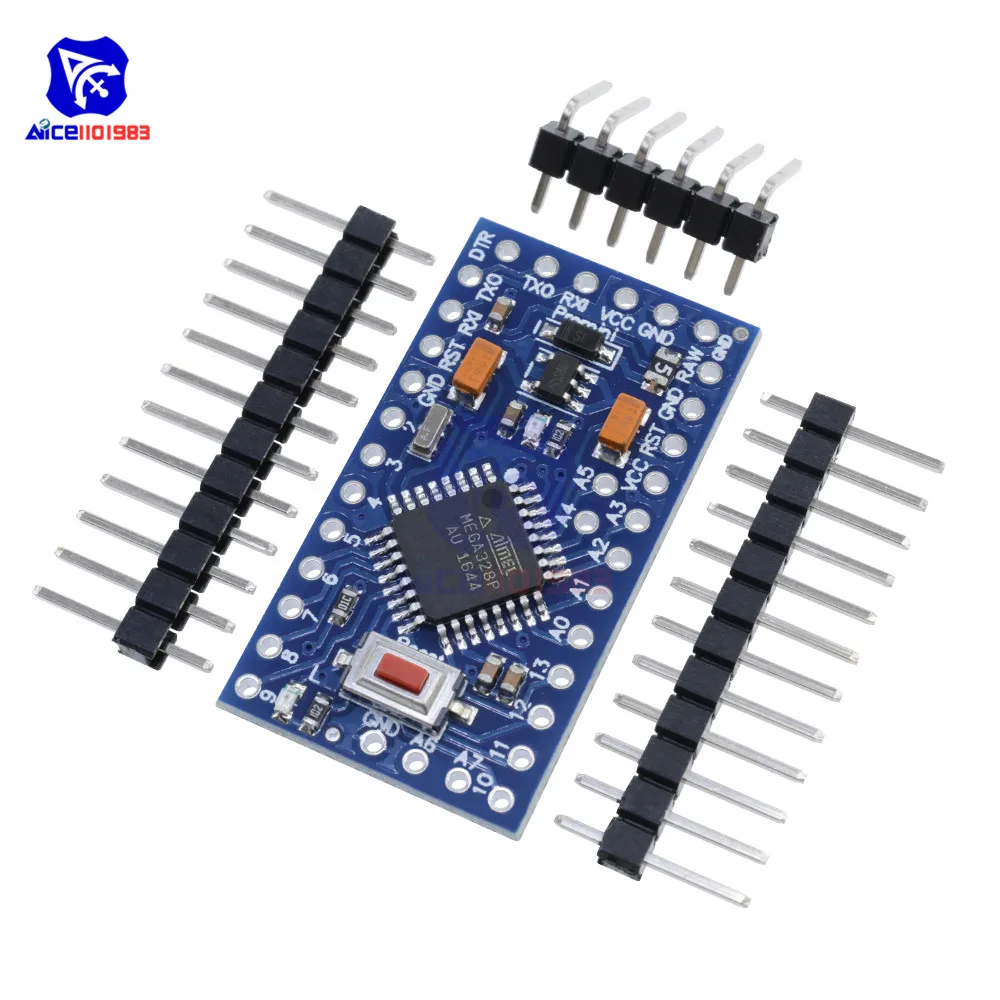 Мини модуль diymore ATMEGA328 Pro MEGA328 Mini 3 В 8 МГц замена ATMEGA128 для Arduino Nano с контактами -