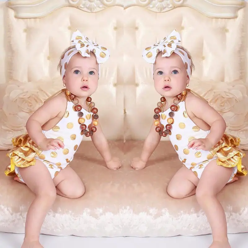 Для новорожденных Обувь для девочек ползунки дети Золотой горошек летние