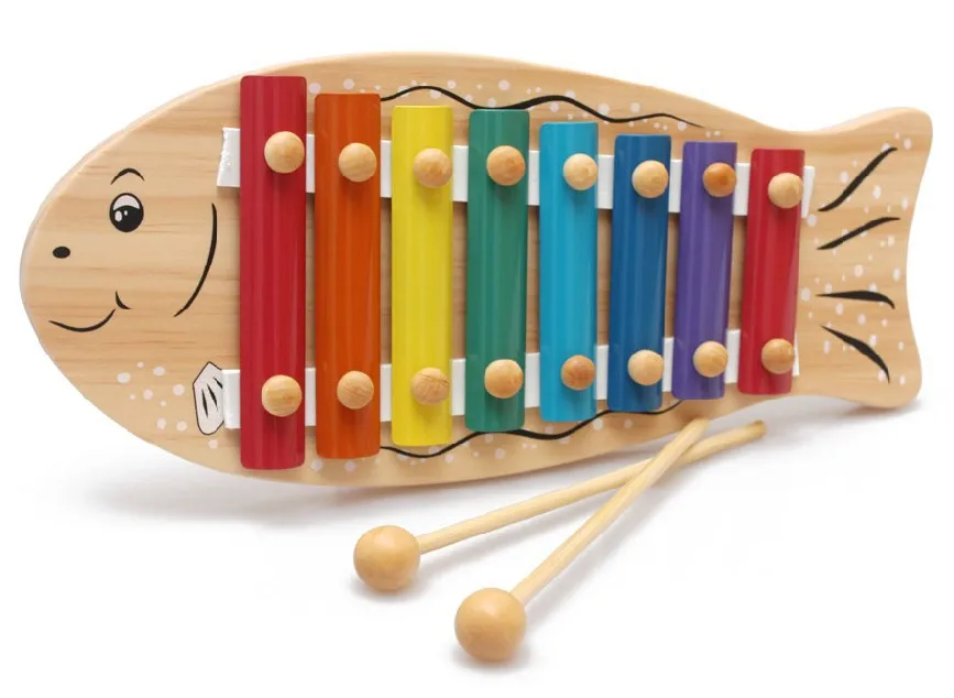 

Early Educational Toy Colorful Wooden Music Instrument Toy Playing Knocking Piano Musical Toy Montessori Toys Children Gift