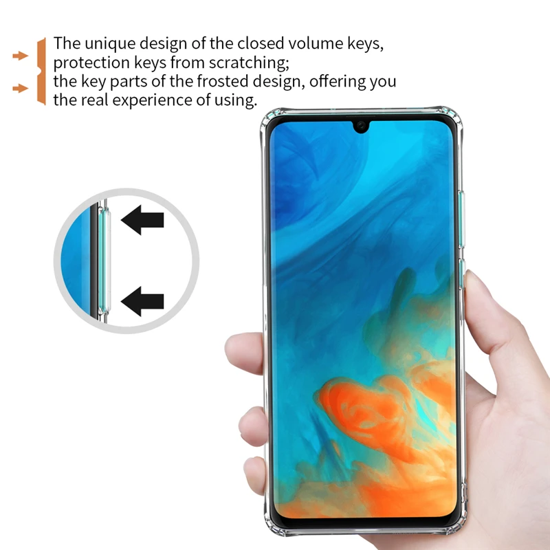 Чехол NILLKIN для Huawei P30 прозрачный мягкий силиконовый чехол из ТПУ Pro защитный
