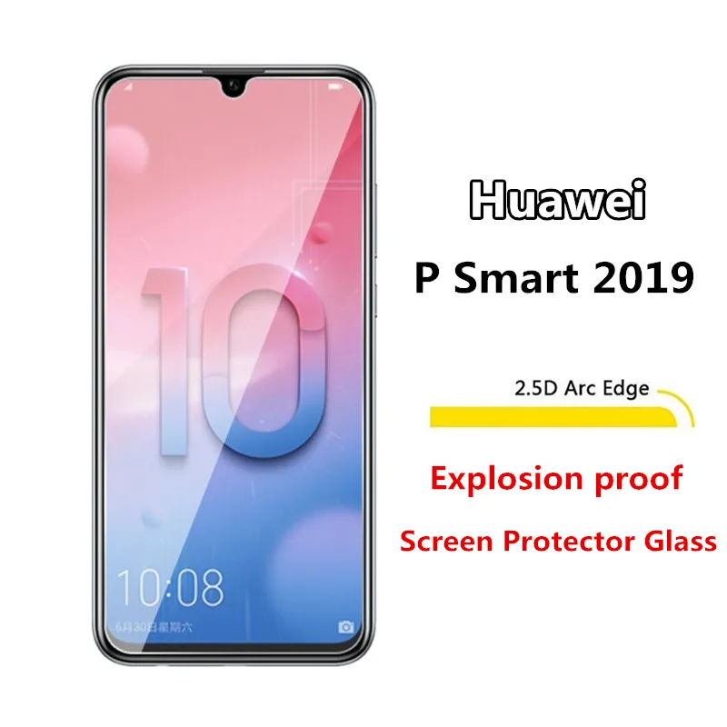 2 шт закаленное стекло для Huawei P Smart 2019 защитная пленка экрана смартфона