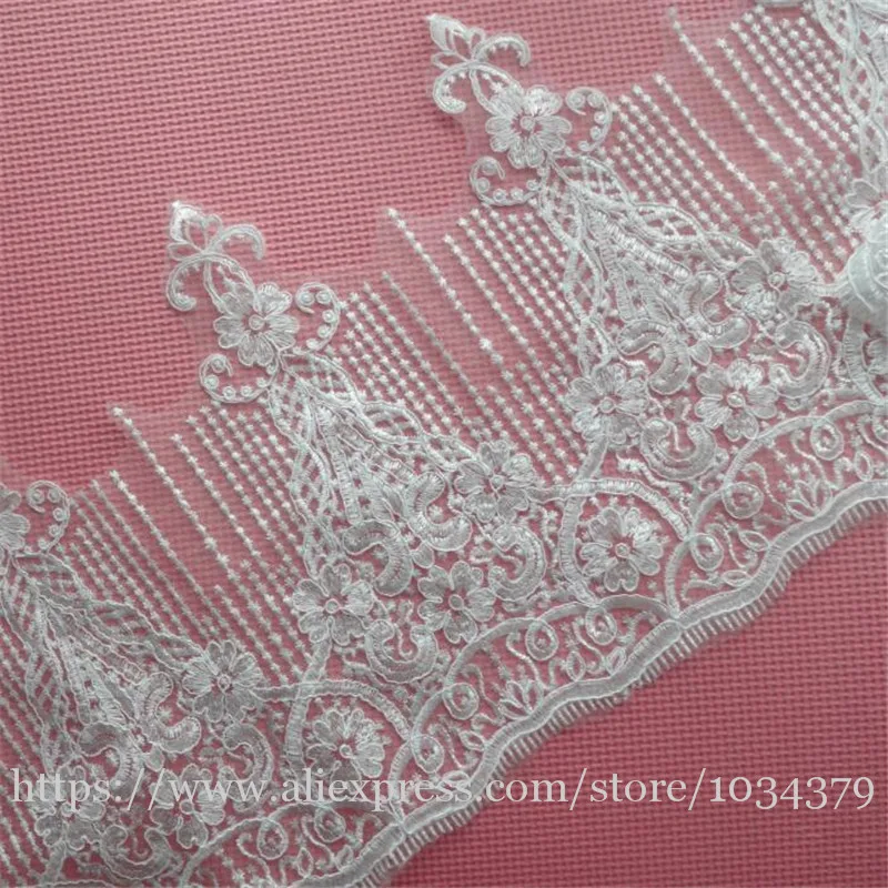 Изящная Венецианская гипюровая аппликация с кружевной отделкой 9 ярдов 31 см цвет