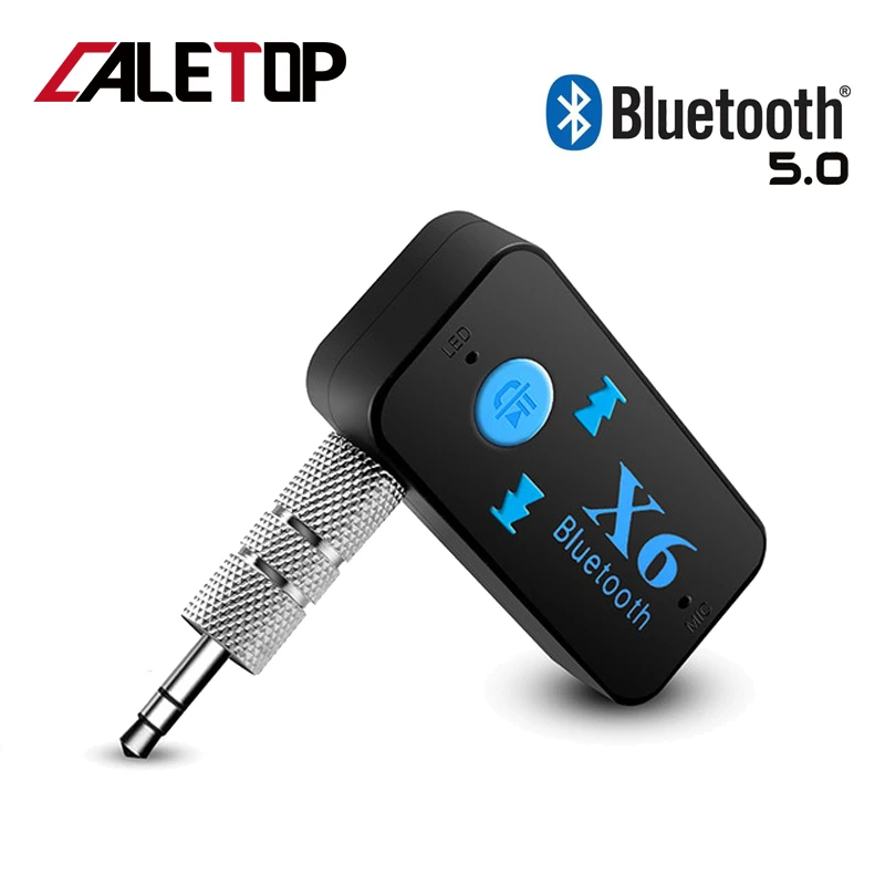 V5.0 Bluetooth приемник 5,0 стерео 3,5 мм аудио разъем AUX громкой связи беспроводной адаптер автомобильный комплект Bluetooth ключ для наушников
