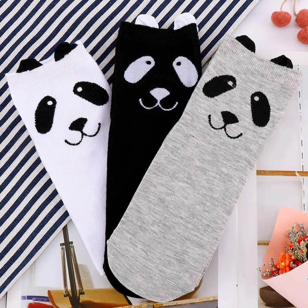 Носки женские короткие с рисунком животных 1 пара|Носки| |