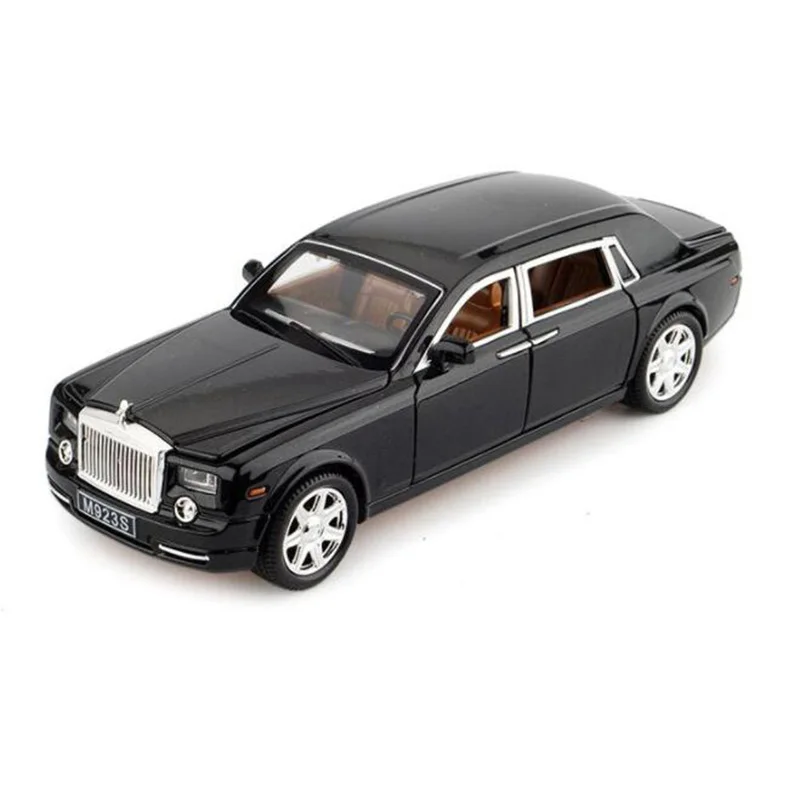 

1/24 scale 20.5CM luxury president Rolls-RoyceS Phantom with Beautiful model diecast car mini collections child for toys