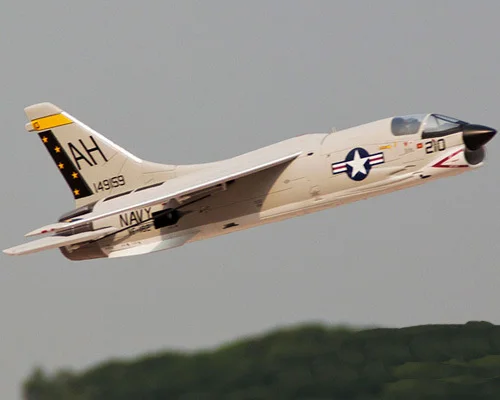 64 мм Freewing F-8 Crusader PNP и комплект, радиоуправляемая модель, RC самолет, F8E, F-8E, F 8E