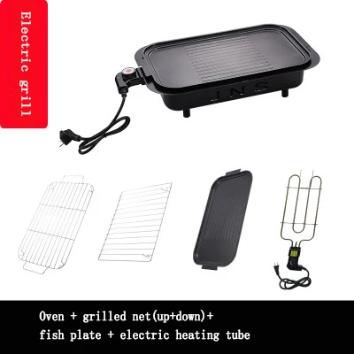 BBQ Plate Set B 110 В многофункциональные электрические грили для барбекю, оборудование для барбекю, гриль Parrilla - Цвет: BBQ Plate Set B
