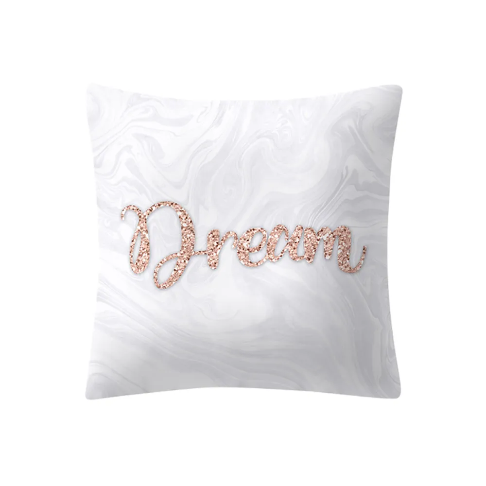 Mikksire розовое золото розовый чехол для подушки квадратная Наволочка украшения