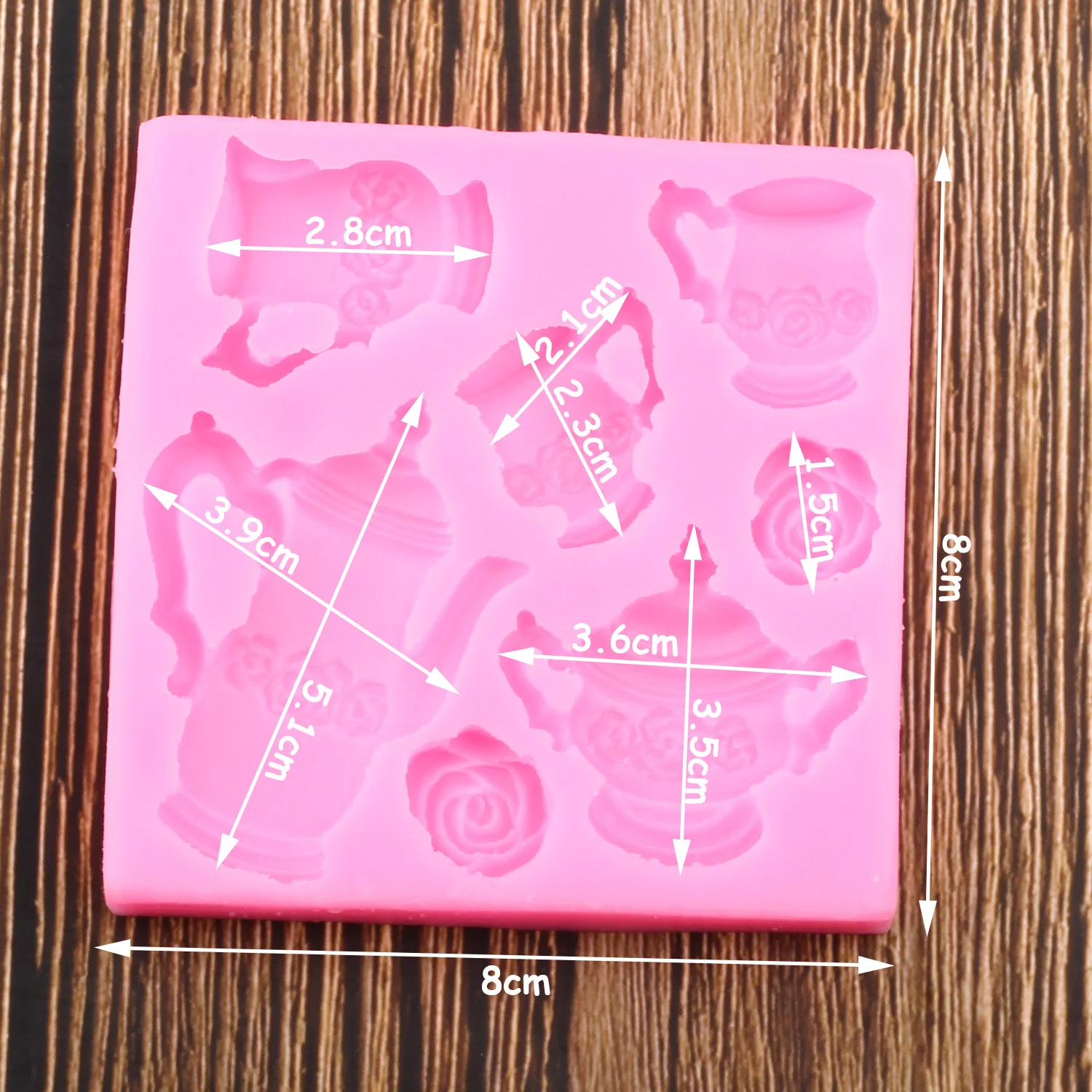 Чайный горшок чайная чашка силиконовые формы сделай сам вечерние роза кекс