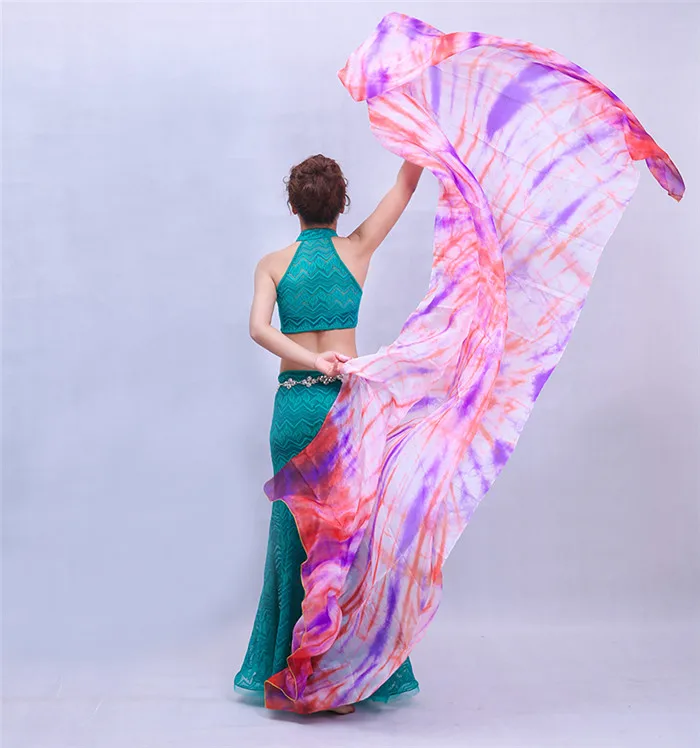 Танцевальный шарф для живота по индивидуальному заказу вуаль размера плюс