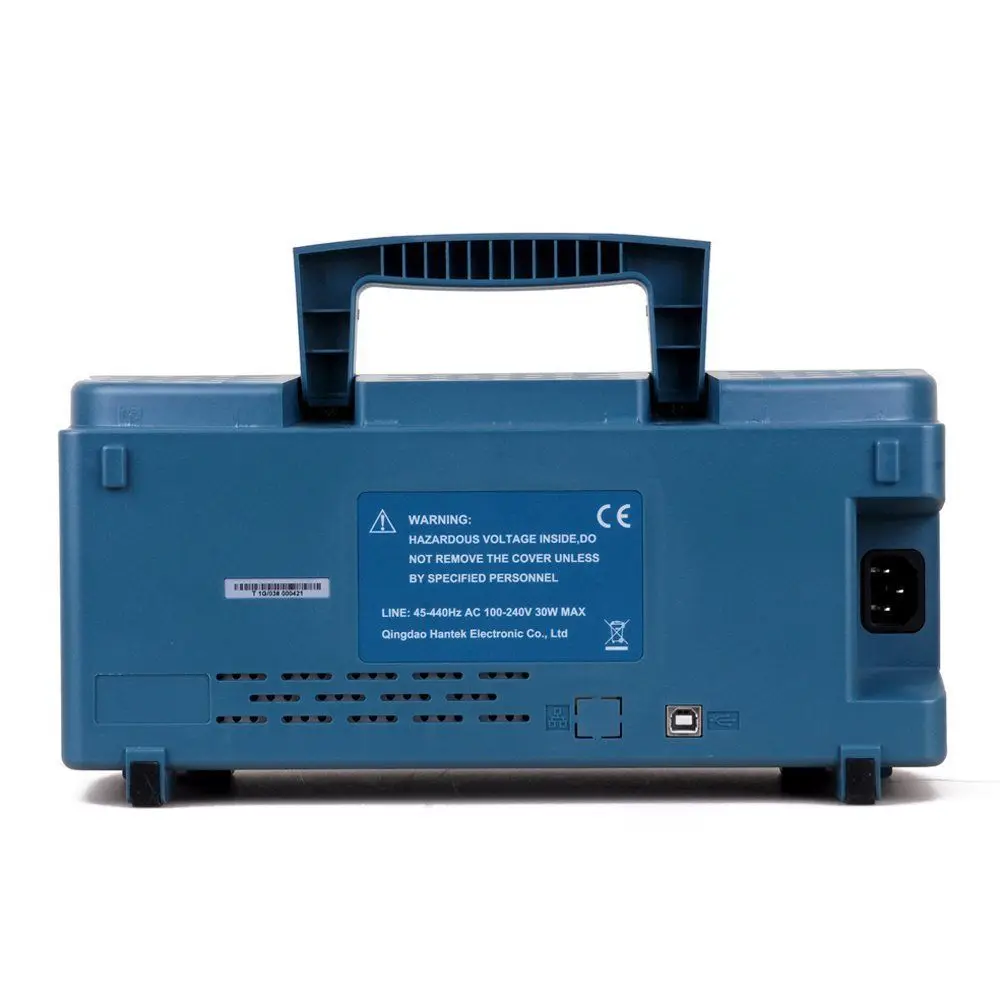 Цифровой осциллограф 200 МГц Hantek DSO5202P 2 канала 1GSa/s PC USB портативный мультиметр 7