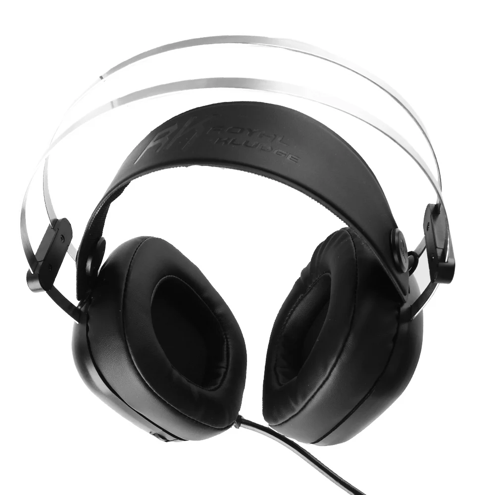 RK Royal kludge T10 3 5 мм проводной Игры наушники 7 Красочные Светодиодный свет Over-Ear Headphones