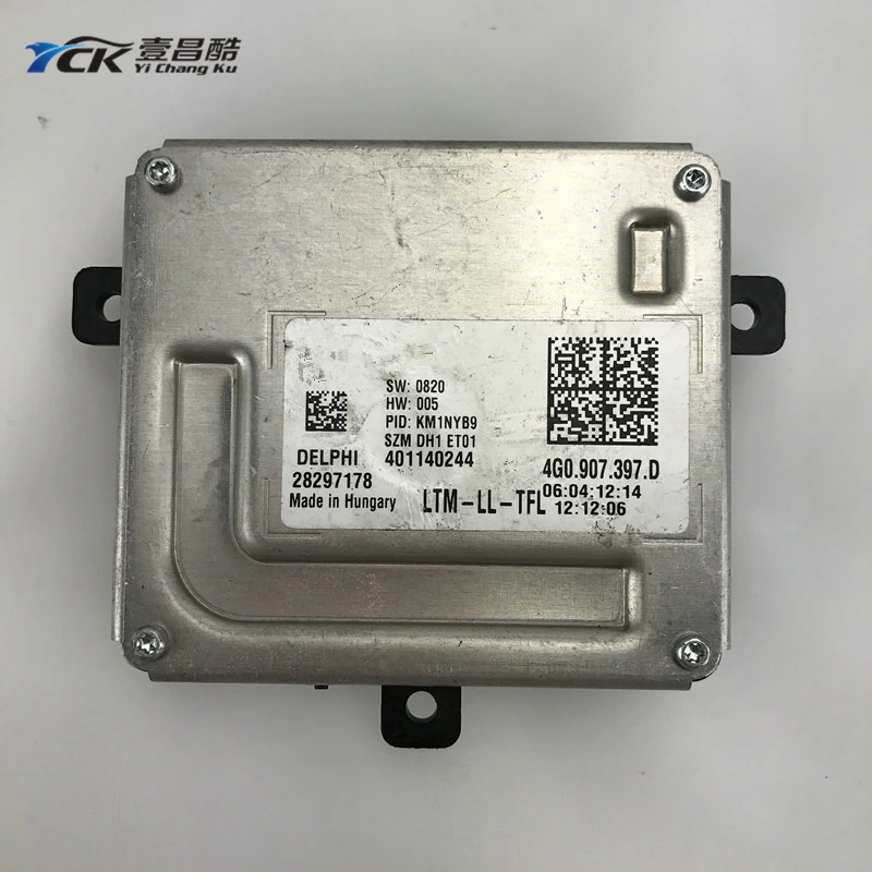 1 шт. YCK Оригинальный светодиодный драйвер 4G0.907.397.D 4G0907397D фара HID Балласт 401140244