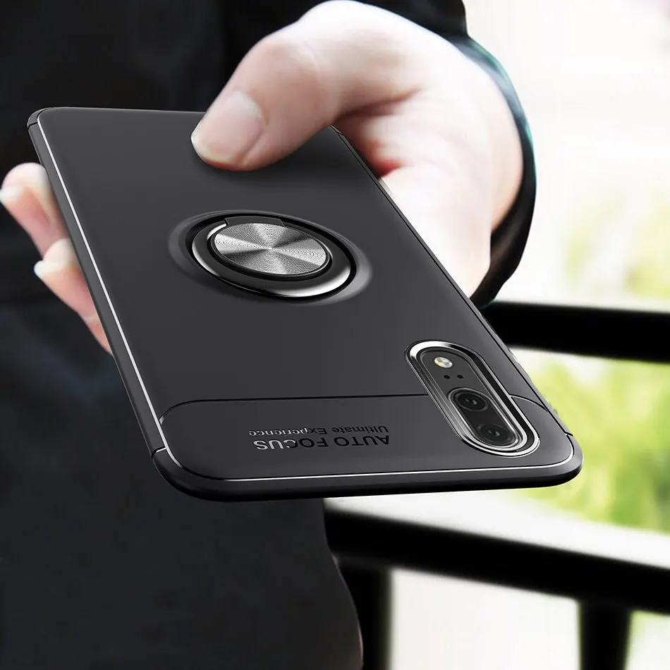 Для huawei P20 5 8 &quotДело Мягкая силиконовая задняя крышка для (EML AL00 L09 L09C l29) Металл