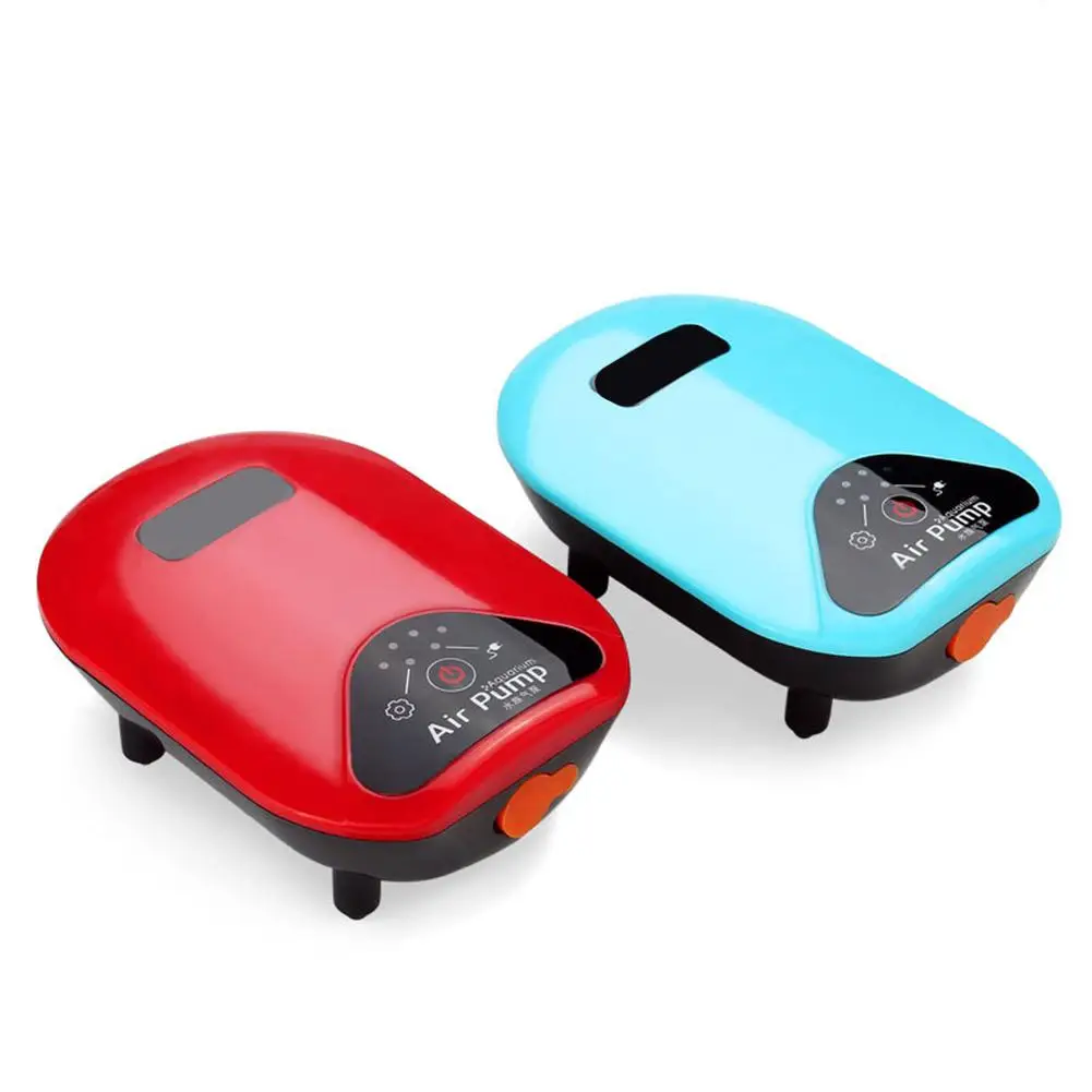 Водяной насос аквариумный кислородный AC/DC двухмоторный бесшумный портативный