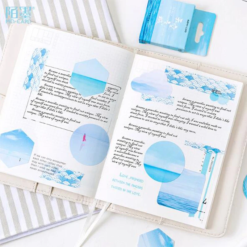 Sky City Wave стикер планировщик для скрапбукинга Diy Украшение дневник этикетка