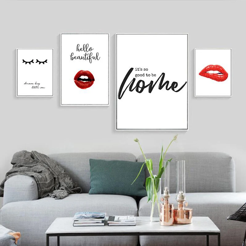 Print Wall Art Its So Good To Be Home Quote Printable Typography Model Simple Living Room Decor Canvas Painting on - Печать настенного искусства: Жить дома - это так здорово Цитата, печатная типография, модель простого декора гостиной, холст живописи.