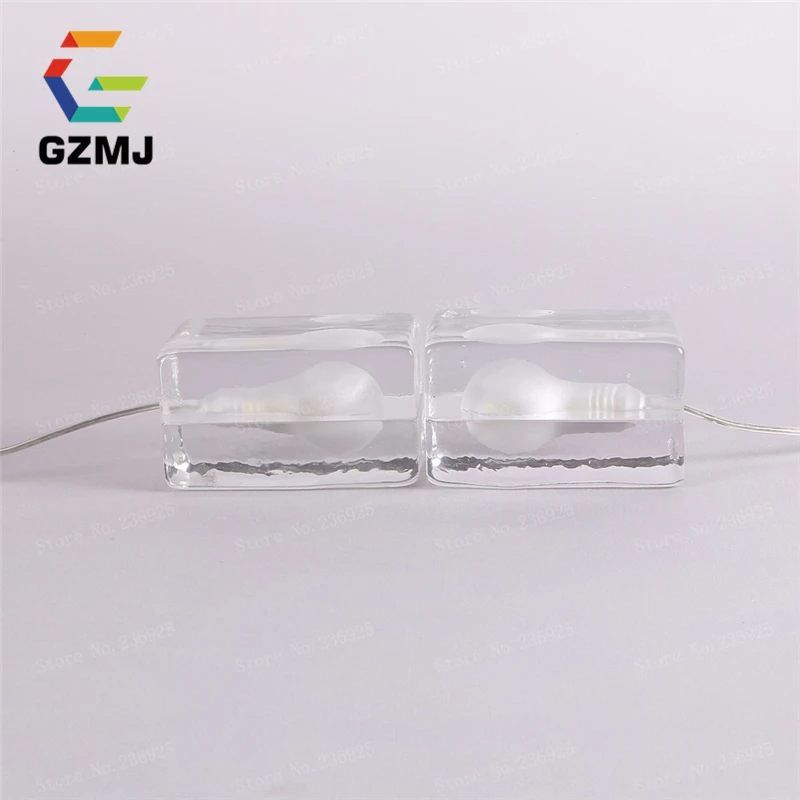 2017 современная модная настольная лампа стеклянный холодный теплый белый