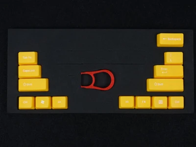 14 keycaps-yellow ABS подсветка 14 Keycap OEM профиль Стандартный ключ Ctrl Alt Shift для IKBC AKKO механическая клавиатура - Цвет: 14 keycaps-yellow