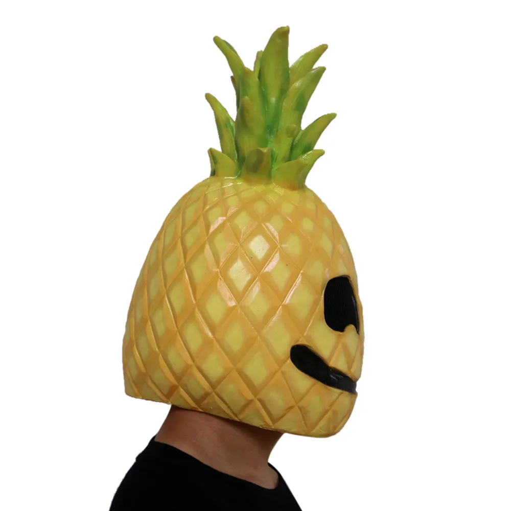 Halloween Toys Jokes Adult Latex Pineapple Face Mask 38CM Horror Party Child Scary | Игрушки и хобби