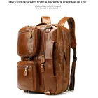 Вместительные сумки из воловьей кожи для ноутбука, мужской рюкзак из натуральной кожи, мужская сумка на плечо для Macbook Air 15 Acer Sony Matebook