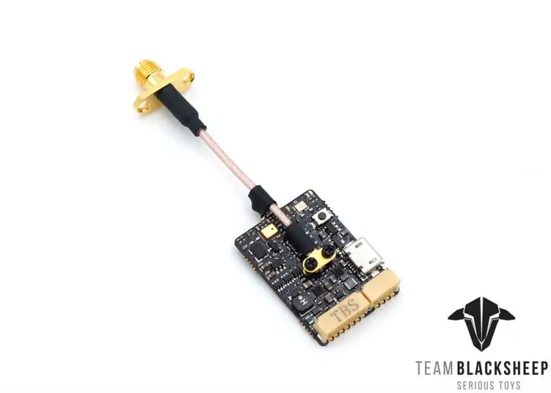 TBS UNIFY EVO 5 8G Видео Аудио трансмиттер изображения с OSD микрофоном для