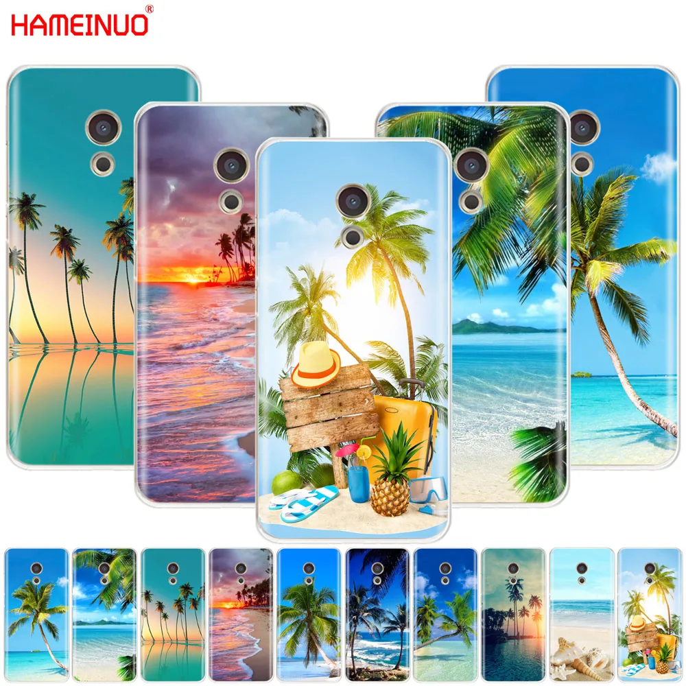 Чехол для телефона Meizu M6 M5 M5S M2 M3 M3S MX4 MX5 MX6 PRO 6 5 U10 U20 note plus летняя пляжная сцена на