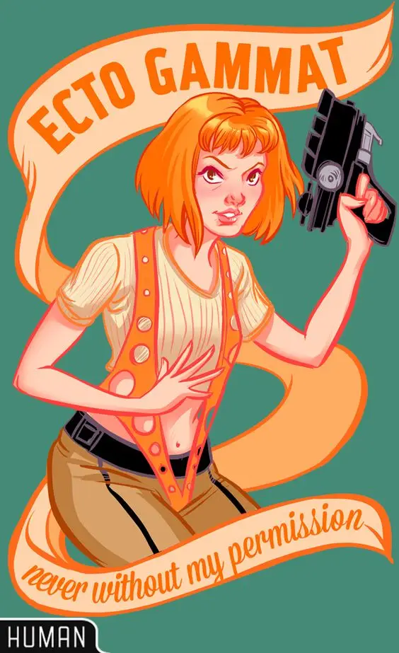 Пятый элемент научно фантастический постер фильма классический ретро винтажный