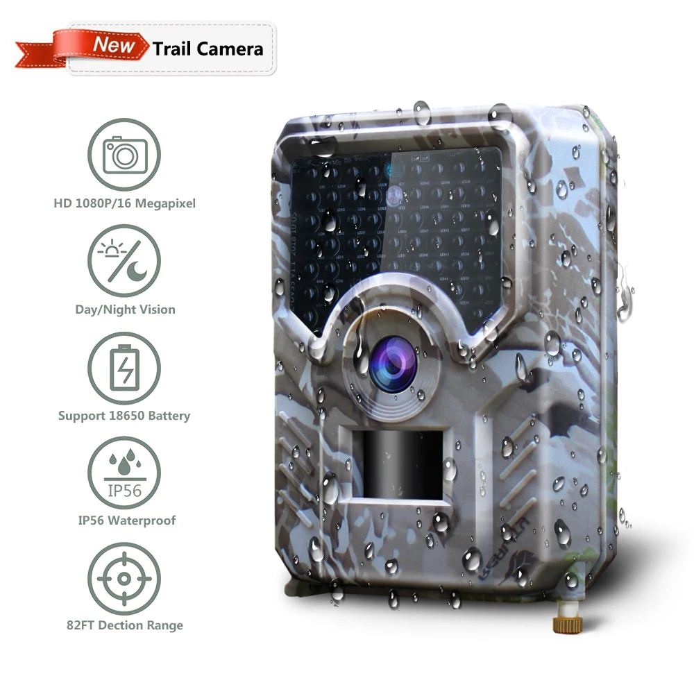PR 200 Trail Охота ловушка камера Дикая игра ночь животных термальность фото nocturnas 12MP 49