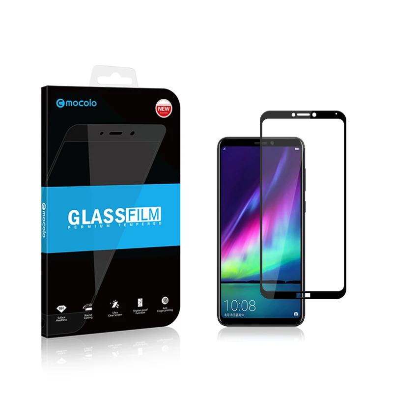 MOCOLO для huawei Honor Примечание 10 Стекло шелковая печать полный охват закаленное Экран