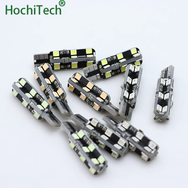1 шт. W5W T10 Автомобильные светодиодные лампы 24 SMD боковой клиновидный купол
