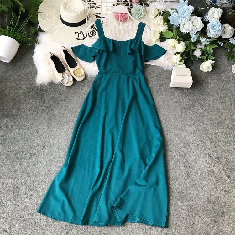 Женское пляжное платье с открытой спиной кружевное для отдыха новинка 2019 |