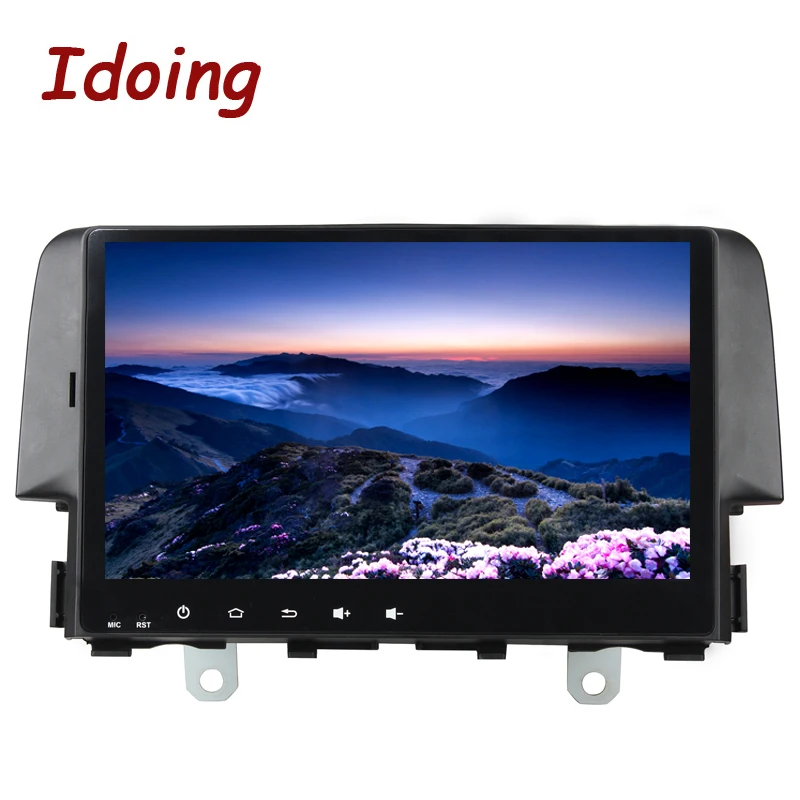 Idoing 10.1 &quotDVD мультимедиа плеер авторадио 1Din Android6.0 для Honda Civic 2016 руль 8 core 2 г + 32 Wi-Fi