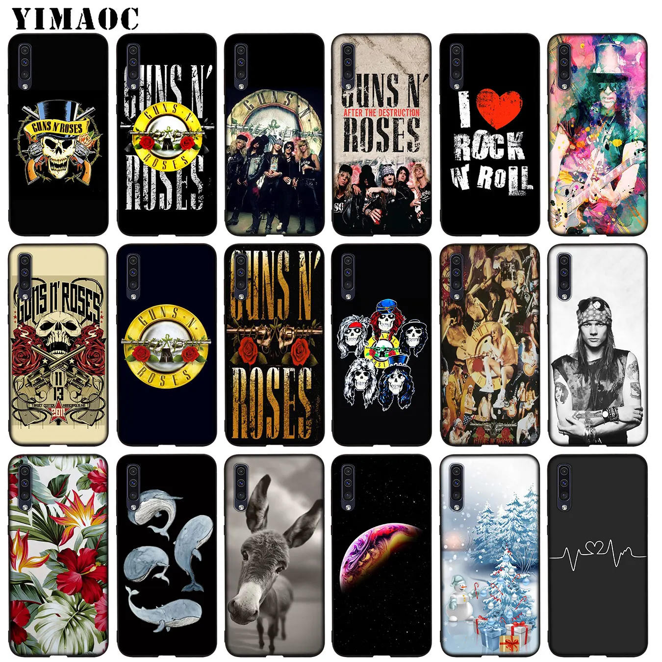 Мягкий силиконовый чехол YIMAOC GUNS N'ROSES Axl для Samsung Galaxy A70 A60 A50 A40 A30 A20 A10 A50S A40S A30S A20S A10S