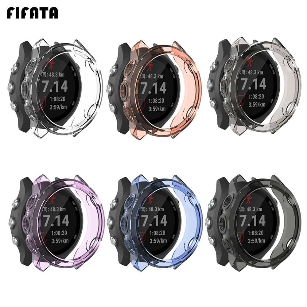 Чехол из ТПУ FIFATA для Garmin 245 защитный чехол часов Forerunner245/245M силиконовый |
