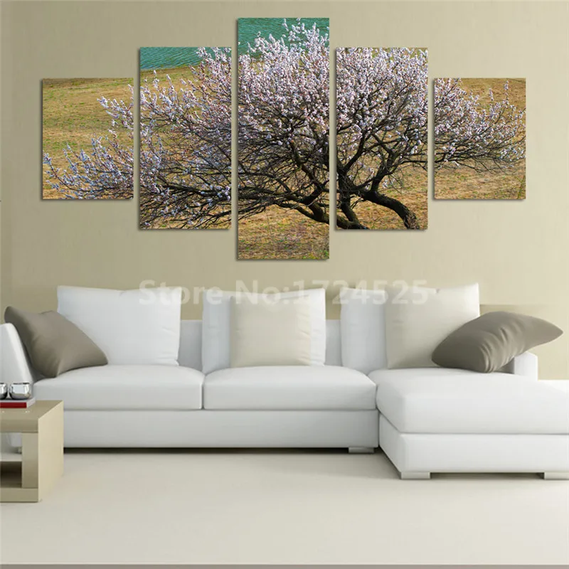 2017 без рамки художественное дерево большой HD Топ-рейтинг холст печать Картина