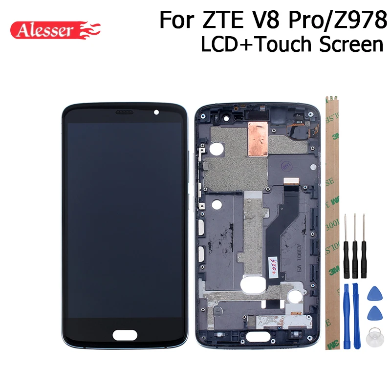 Alesser для ZTE Blade V8 Pro Z978 ЖК дисплей сенсорный экран + рамка сборка запчасти 5 дюймов