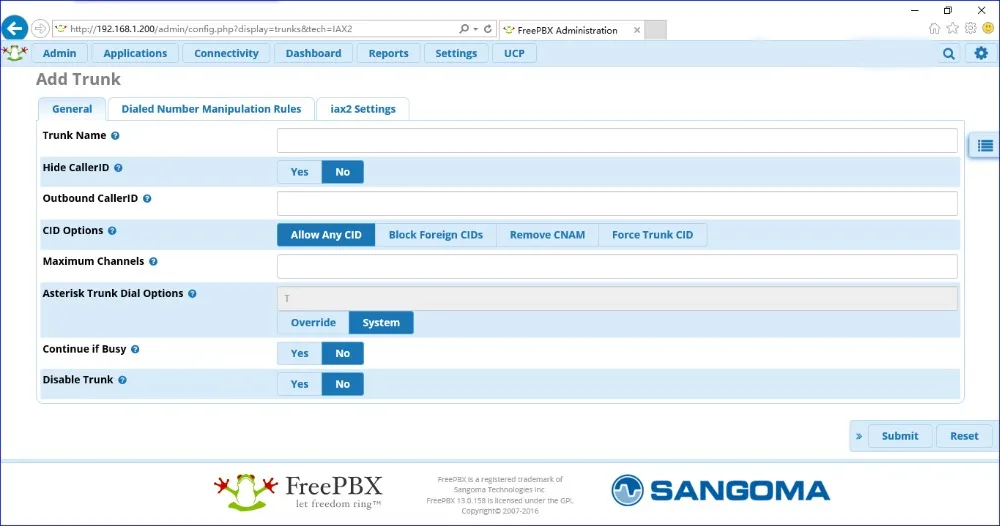 IP pbx с 4 портами FXO + FXS на основе FreePBX решение для телефонной системы Asterisk Phone PABX