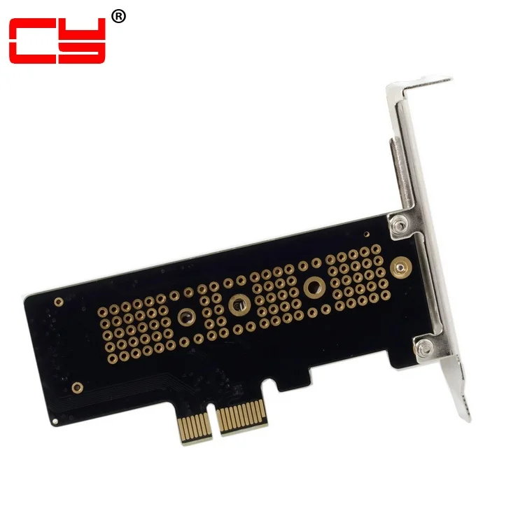 

Jimier PCI-E 3.0 x4 Lane to M.2 NGFF M-Key SSD Nvme AHCI PCI Express Host Adapter Converter Card with PCI bracket Low profile