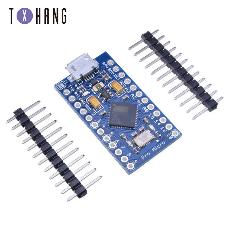 Сменный ATmega32U4 Pro Micro 5 в 16 МГц для Arduino Mini с 2-рядным контактным разъемом Leonardo Usb