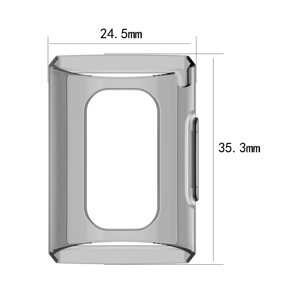 Soft TPU Clear Shell Case Screen Shockproof Protector Frame Cover For Charge 3 Smart Watch Shells Mobile Phone Bags & Cases |