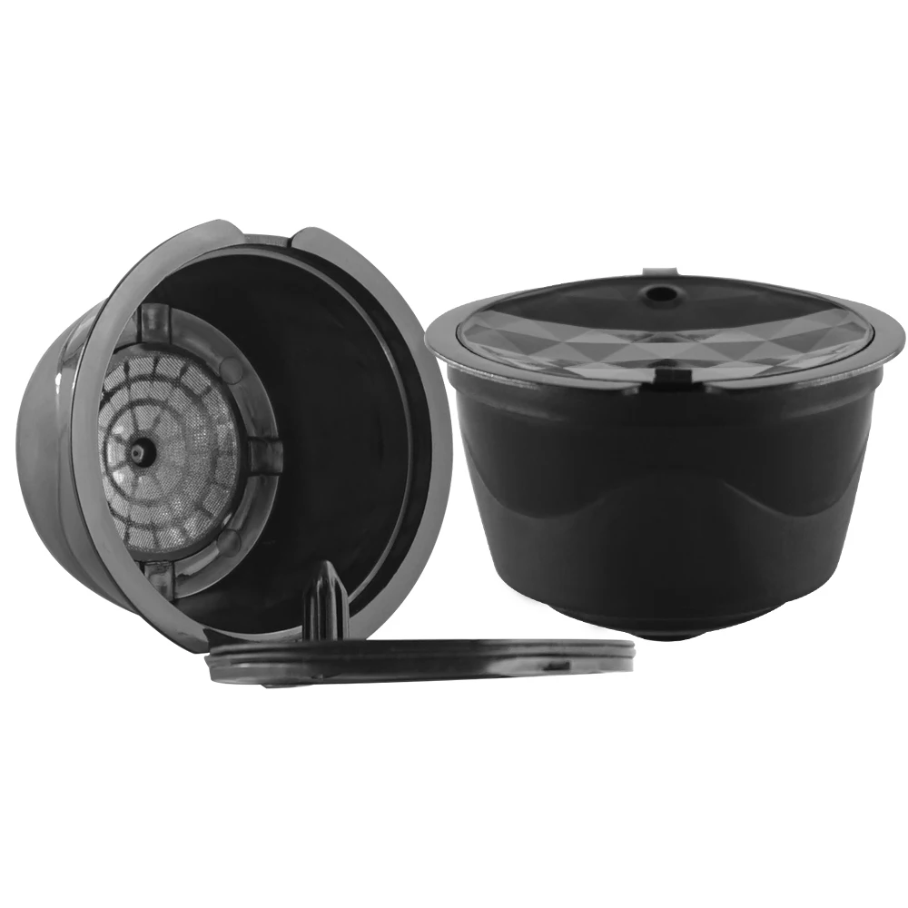 3Pcs Reusable Dolce Gusto Coffee Capsule Plastic Refillable Compatible Filter Baskets Capsules With A Spoon | Дом и сад